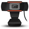N/AB Webcam HD 720P con microfono - Webcam Full HD per PC Streaming Computer Webcam USB con microfono per videochiamate, registrazioni, conferenze, giochi (arancione)