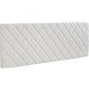 BiBi Relax Testata in Ecopelle a Rombi Trapuntata | Colore Bianco, 100% Made in Italy
