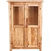 Biscottini Vetrina soggiorno in legno 68x25x98 cm - Mobile bar per casa porta liquori - Mobile cucina e mobile soggiorno
