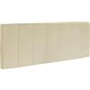 BiBi Relax Testata Ecopelle a Righe Verticali 160 x 60 cm Beige | Trapuntatura a Filo Profonda, 100% Made in Italy