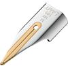Lamy Molla di ricambio Z55, 14 carati, molla dorata, bicolore parzialmente platinata, spessore piuma M