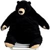 SNOWOLF Simulazione gigante 100 cm giocattolo con orsacchiotto di peluche, per decorazione della casa, San Valentino, regalo di compleanno (100 cm, nero)