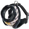 Ferplast Pettorina per Cani Gatti NIKITA FUR XS, Traspirante, Soffice Pelliccia Ecologica, Sottopancia Regolabile, Tartan