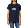 Inter I M Back T-Shirt, Unisex, Blue, Medium