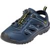 CMP AQUARII 2.0 HIKING SANDAL, Sandalo Sportivo Uomo, Antracite-Limone, 40 EU