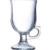 Arcoroc Arc 37684 Irish - Bicchieri da caffè con Manico, 250 ml, in Vetro Trasparente, 6 Pezzi