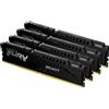 Kingston Ram DIMM DDR5 5128GB Kingston Fury Beast 200 4x 32GB Nero [KF552C40BBK4-128]