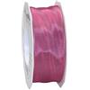 Präsent - Nastro in taffettà cablato Lyon Old Rose 40 mm di larghezza, 25 m di lunghezza