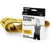 Kintex banda de fitness, 2,5 m x 15 cm, cinta de gimnasia en 7 resistencias, 100% látex, cinta de entrenamiento transportable