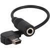 ZIJIA Cavo adattatore microfono 3,5 mm esterno, per videocamera GoPro HERO3 Camere