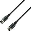 Adam Hall Cables 3 STAR MIDI 0150 BLK - Cavo MIDI 1,5 m nero