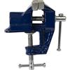 AERZETIX - C60278 - Morsa da banco per tavolo in ghisa 75mm - apertura ganasce ~25mm - modellazione fai da te saldatura fresatura serraggio - colore blu