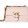 Pinko Love One Classic DC Vitello SE, Borsa Donna, O81Q Cipria-Antique Gold, U