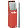Bolsius Rustik Candele - Verde giada - Set 9 pezzi - Lunghezza durata 13 ore - non profumate - Cera vegetale naturale - antigoccia - Senza olio di palma - 27 x 2,3 cm