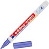 edding 4085 Pennarello a Gesso - Viola metal. - Punta tonda 1-2 mm - Penna a gesso per lavagna cancellabile - per scrivere su finestre, vetro, specchi - inchiostro opaco altamente coprente