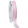 Präsent - Nastro stampato Herzilein rosa, larghezza 15 mm, lunghezza 20 m