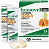 Marco Viti Tusseval Gola Adulti Integratore Alimentare, 24 Compresse Masticabili