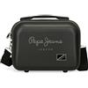 Pepe Jeans Cromwell Borsa da toilette adattabile Nero 29x21x15 cm ABS rigido 9,14 L 0,63 kg