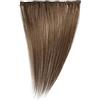 Love Hair Extensions Love-Extension con Clip, capelli veri, colore: castano cenere, 35 g