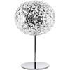 Kartell Planet Lampada da Tavolo con Stelo, Dimmerabile 22 W, Cristallo, 31 x 53 cm