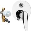 Paini Miscelatore per doccia ad incasso Paini Pilot con deviatore cromato 04CR691P1