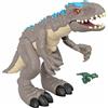 Fisher-Price Imaginext- Dinosauro Indominus Rex, Morde e Si Muove, Giocattolo per Bambini 3+Anni, GMR16