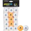 JOOLA 44206 - Palline da ping pong a 3 stelle, per allenamento avanzato, diametro 40 mm, 15 pezzi, colore: Bianco/Arancione