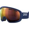 POC Fovea Mid Clarity, Occhiali da Sci Unisex-Adulto, Lead Blue/Spektris Orange, Taglia Unica