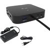 i-tec USB-C HDMI DP Docking Station with Power Delivery 100 W + Universal Charger