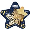 ScrapCooking - Kit taglierina + goffratrice in legno a stella - Stampini natalizi in acciaio inox per biscotti in rilievo - Stampo per pasticceria frolla - 2090
