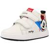 Geox B Biglia Boy B, Scarpe da Ginnastica Bimbo 0-24, White Multicolor, 19 EU