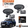 Hertz Kit 4 Casse Altoparlanti Anteriori Ovali Woofer+Tweeter Hertz per Jeep Renegade