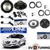 Alpine Kit 6 Casse Altoparlanti Alpine Anteriori e Posteriori per Lancia Delta III