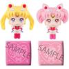 MEGAHOUSE Look Up Super Sailor Moon & Chibi Moon Mini Figure Set With Gift Megahouse