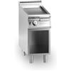 Ristosubito Fry top elettrico piastra rigata cromata MDLR Vano aperto Modello CL7040FTRESCR