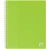 OXFORD Protezione documenti a Spirale School Life A5 80 viste / 40 buste in polipro, colore: Verde anice