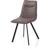 Oresteluchetta Set 4 sedie imbottite FELLERS