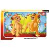 Inateck Puzzles Nathan- Puzzle Cornice 15 Pezzi-Simba e Nala/Disney Il Re Leone Roi Lion Bambini, 4005556861835