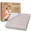 BabyToLove Asciugamano a farfalla extra grande Asciugamano da bagno per bambini - Morbidissimo Bambù antibatterico | White Stars