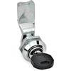 Ganter Normelemente Ganter Norm elementi GN 115 SC 20 - Cilindro Serratura con chiave, 1 pezzi, nero, opaco