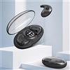 Generic Auricolare invisibile sonno auricolare senza fili IPX5 impermeabile True Wireless Earbuds Bluetooth compatibile 5.3 Cuffie Controllo (nero)