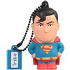 Manhattan Tribe - Chiavetta USB 8 GB Superman Movie - Memoria Flash Drive 2.0, Personaggio Originale DC Comics, Pennetta USB Compatibile con Windows, Linux e Mac