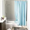 Encasa XO Tenda Da Doccia| Impermeabile Antimuffa E Resistente Alla Muffa| ZZ azzurro Poliestere Tende Da Bagno Lavabili In Con 10 Ganci| Installazione Facile| Ad Asciugatura Rapida| 180x180 cm