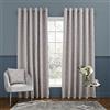 Catherine Lansfield Living Damasco Metallico Pinsonic Foil 168 x 182 cm Tende Termiche con Occhielli Due Pannelli Grigio