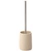 TATAY Spazzolone Bagno WC | Poliresina di Alta Qualità | Scopino Bagno WC Elegante da Appoggio | 10,1 x 10,1 x 35,5 cm - Collezione Saigon - Beige