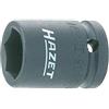Hazet 900S-25 Inserto Chiave a Bussola per Avvitatori ad Impulso Esagonale, Nero, Attacco Quadro, Cavo, 12.5 mm 1/2 di Pollice