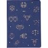 Letts of London Zodiac A5 settimana su 2 pagine Midnight 2024