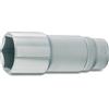 Hazet 880Lg-10 Inserto per Chiave a Bussola Esagonale, Argento, Attacco Quadro, Cavo, 10 mm 3/8 di Pollice