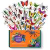 THE TWIDDLERS 50 Insetti in Plastica Giocattoli Educativo, Figure Insetti Finti per Bambini - Non Tossico