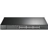 TP-Link JetStream TL-SG3428XMP switch di rete Gestito L2+ Gigabit Ethernet (10/100/1000) Supporto Power over (PoE) 1U Nero